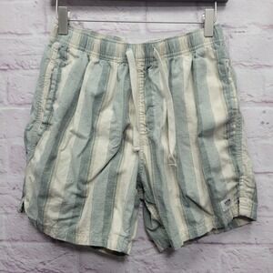 Katin York Local Linen Blend Shorts Mens SM Relaxed Striped Coastal Beach Travel